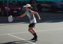 Tennis juniors brave the heat