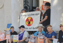 Silent vigil against nuclear