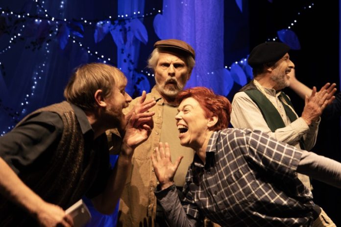 cCTC200525 Digby Brandenberg, John Willis, Georgie Heydon and Peter Waltham perform in A Midsummer Night's Dream. Photo: Stephen Mitchell.