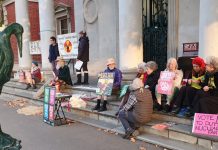Silent vigils against nuclear power