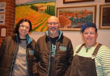 Bright future for Gaol Global Village Learning representatives Beth Sparks, Peter Hutton and Pip Cleaves headed up the Castlemaine information sessions on Monday evening.