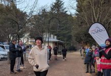 Greeting the winter solstice at parkrun