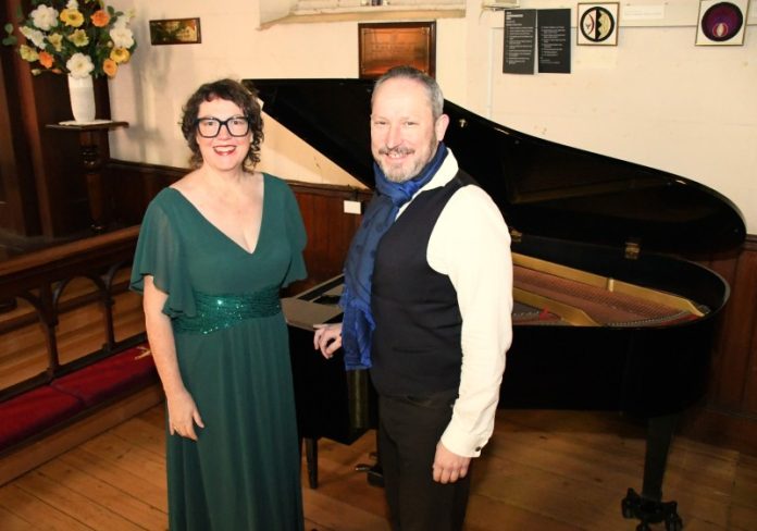 Soprano - Catherine Koerner and Baritone - Bruce Raggatt. Photo: Jade Jungwirth.