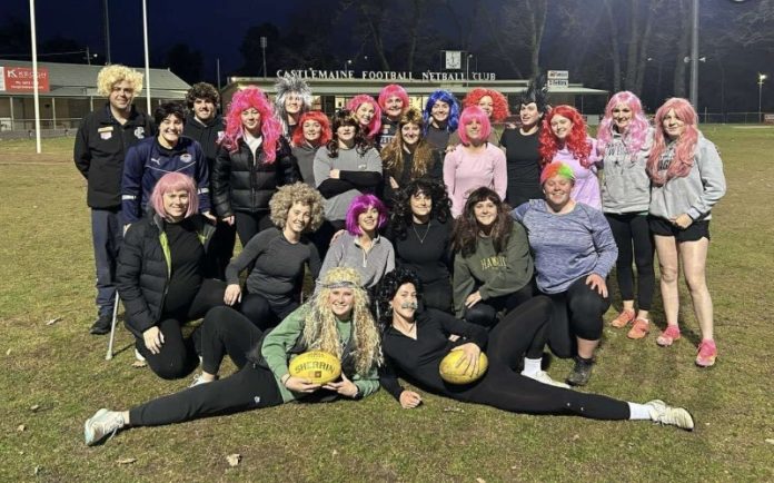 Our Senior Women's team having some fun at their final training session before their history-making Grand Final tonight! Can we make it FOUR in a row?