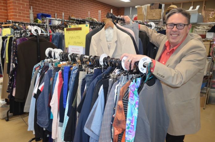 Peter Bottomley and the team at MAAW will be among three local op shops throwing owning their doors as part of the Spring Fling Op Shop Night.