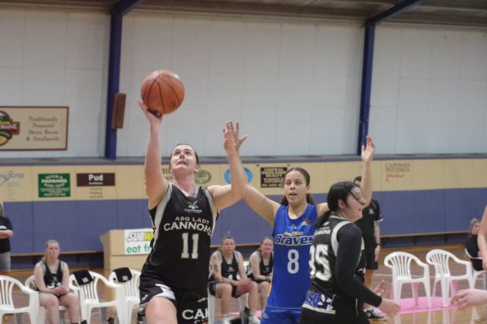 The Cannons CBL Women's side narrowly lost to the Braves. Photo: Max Lesser.