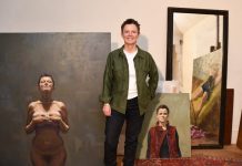 My Chewton with Jenny Rodgerson The painting to the left was in the Kilgour Prize, while it didn't win, it is a painting that Jenny is really proud of.