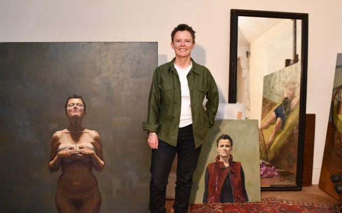 The painting to the left was in the Kilgour Prize, while it didn't win, it is a painting that Jenny is really proud of.