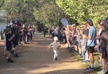The parkrun community celebrates Eleanor's tenth parkrun.