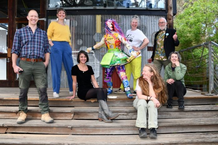Local sponsors and judges with Lot19 Spring Sculpture Prize organisers.