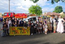 171st edition of the Castlemaine Show delights Campbells Creek Primary School and Guildford Campus brought Halloween flair to their parade entry.