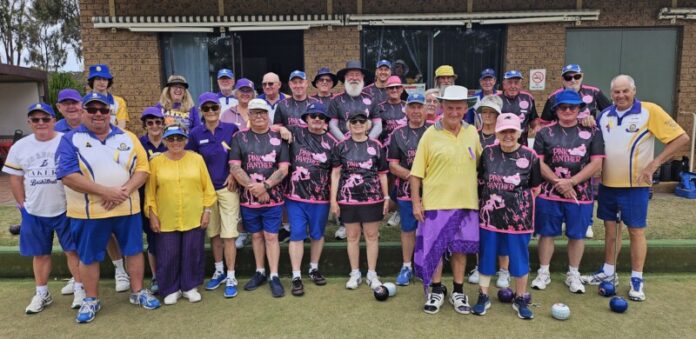 Weekend Division 4 players are pictured at Marong in their charity gear.
