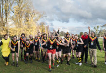 MAIN Game 2026 registrations open The Rockatoos were thrilled to take the win in 2025. Photo: Penny Ryan.