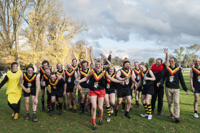 The Rockatoos were thrilled to take the win in 2025. Photo: Penny Ryan.