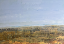 A portal to another realm One local painter, and two local ceramists invite you through a portal into a soulful and celebratory realm in which to explore space, psyche, touch and medicine. Pictured is Fionna Madigan's oil painting entitled ‘Harcourt’.