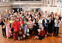 Festival takes flight Castlemaine State Festival supporters, contributors, staff and committee members gathered at the Castlemaine Town Hall yesterday morning to celebrate the official launch of the 2026 program. Photo: Jade Jungwirth.