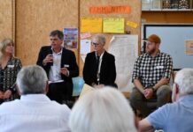 “Build back better” A panel discussion, led by Business Mount Alexander's Jacqueline Brodie-Hanns and featuring Mayor Toby Heydon, MP Maree Edwards and Coolstore Cafe owner Remy Snowman.