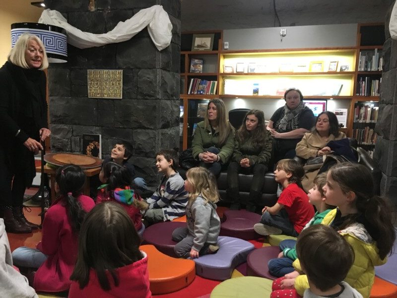 Local storyteller Brenda Joy Addie will enchant her young audience with spoken stories.