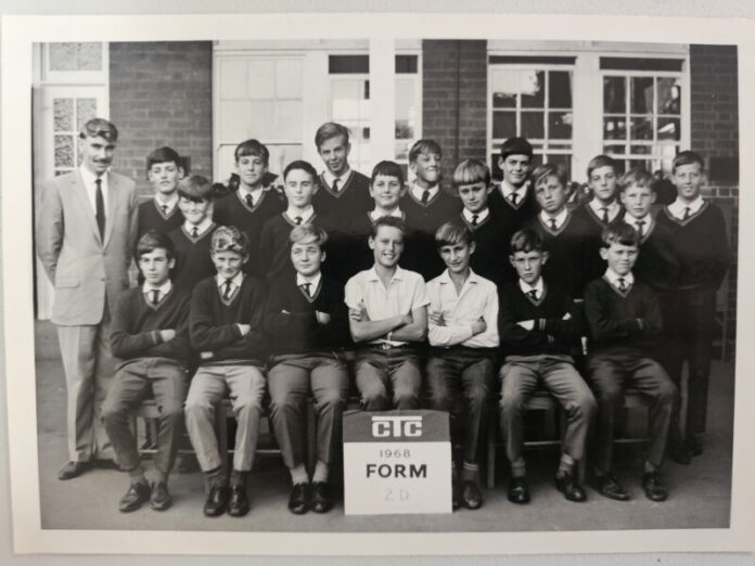 The event showcased a huge amount of memorabilia including this terrific picture of Form 2D taken in 1968.