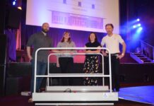 Funding lifts venue to new heights The new owners of Theatre Royal Greg Bennett and Eloise Ross, Bendigo Federal MP Lisa Chesters, and former owner and Manager of Music Programming Tim Heath are pictured with the new wheelchair lift.
