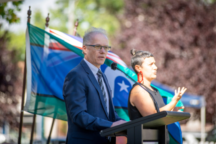 CEO Darren Fuzzard at Australia Day – Survival Day.