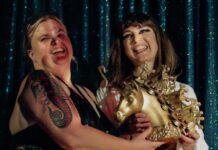 Spirit of Idyll joint winners Pixy and Jen Moore celebrate their win. Photo: Diana Domonkos.