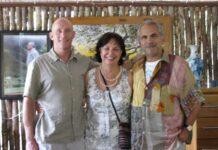 Rae’s legacy fondly remembered Rae Kingsbury (centre) with husband Damien, and Jose Ramos Horta, President of the Democratic Republic of Timor Leste.