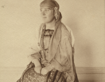 Photo by Kate Leviny of her niece in traditional costume.