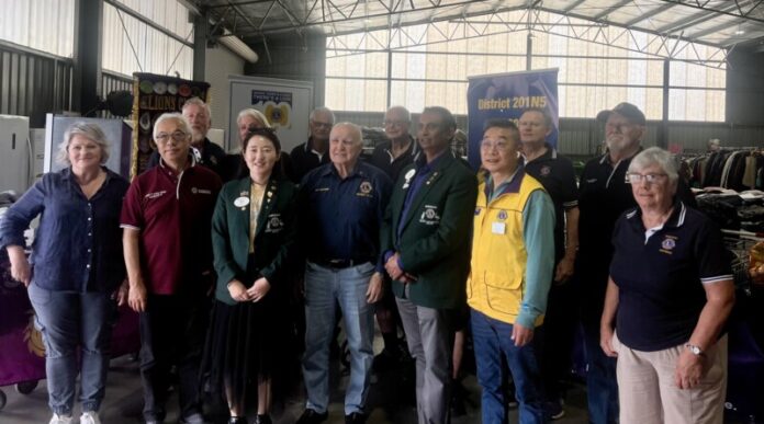 cHarcourtdonationcentre Lions Club members from multiple districts convene at Castlemaine Distribution Centre for a major donation