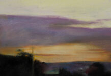 Capturing the light Last Light Castlemaine (soft pastel).