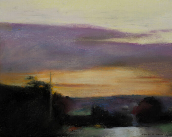 Last Light Castlemaine (soft pastel).