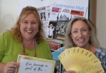 Golden Ticket returns! Castlemaine Mail manager Lynda Brew and advertising representative Louise Conron urge you to grab your Golden Ticket to win!