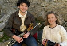 Irish musicians visit Colm Broderick and Niamh Dalton will visit this Saturday.