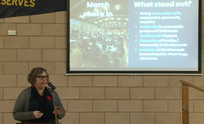 cHarcourtRecovery190626 Thinking Group member Heidi Michael provided a recap of the work to date.