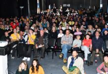 World Cup fever hits! A packed house at The Goods Shed watched the Socceroos defeat Turkiye 2-0. Photo: Jade Jungwirth.