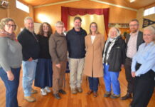 HADCRA takes shape Harcourt Recovery volunteer Heidi Michael, Harcourt Recovery Thinking Group members Leigh Canet and Donna McMahon, and HADCRA nominees John Baldock, Daniel McWilliam, Colleen Marchant, Vera Hemkes, Jon McKenzie and Jessica Chaplin are pictured at Sunday's meeting. Absent: Rob Fowler and Bonnie Sowman.