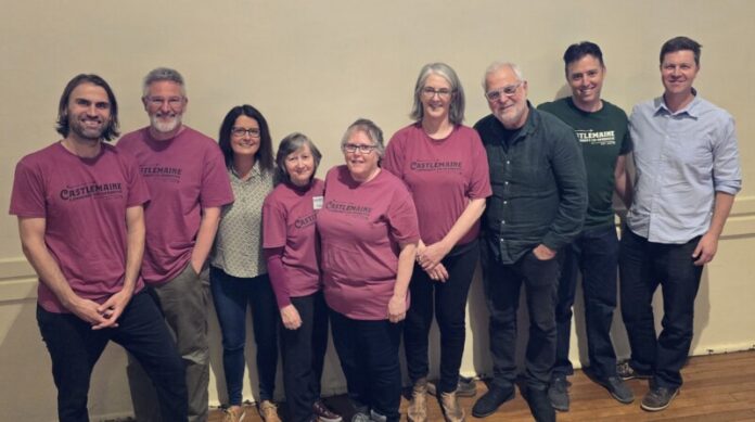 Jeanette Pope, sixth from the left, is pictured with the Castlemaine Community Investment Co-op crew.