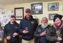 Rifle Championship gets underway The day's winners were (L-R) Shannon King, Tony Skinner, Dan McColl, Chris Jolme and Kerri Neven.