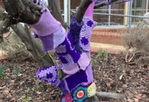 Yarn-bomb your foyer