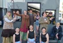 Castlemaine Secondary College students are gearing up for their 2026 production A Wrinkle in Time with rehearsals in full swing and sets taking shape. Photo: Lisa Dennis