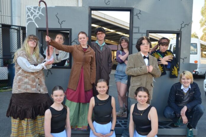 Castlemaine Secondary College students are gearing up for their 2026 production A Wrinkle in Time with rehearsals in full swing and sets taking shape. Photo: Lisa Dennis