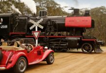 Rail Safety Week 2026 Victorian Goldfields Railway urges motorists to take care near level crossings.