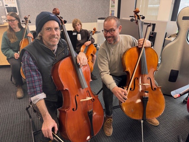Macedon Ranges mates Mike and Marc are enjoying being part of Resonance.