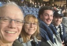 My Castlemaine with Darren Fuzzard – Part One Darren and his wife, Wonona and two of their boys, Ryan and Lachlan, enjoying a Carlton game.