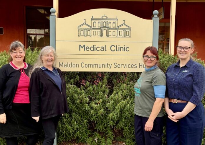 The Maldon team- Jacqueline Cue (admin), Siw Wootton (lymphoedema nurse), and podiatrists Frances Elcoate and Hannah Wellick are taking appointments at the Maldon Campus now.