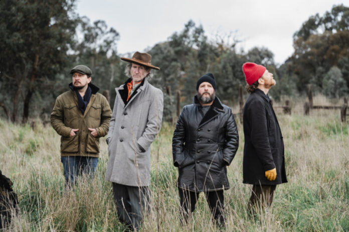 The Ravens Theatre Company will bring one of the world's most renowned theatre works Waiting for Godot starring Luke Lennox, Tim Rogers, Gus Read-Hill and Tim Heath to Castlemaine's Phee Broadway Theatre from tonight. Photo: Penny Ryan Photography