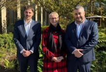 Bendigo Labor candidates announced Bendigo East candidate Tim Rickwood and Bendigo West candidate Brenton Baldwin are pictured with outgoing Bendigo West candidate Maree Edwards.