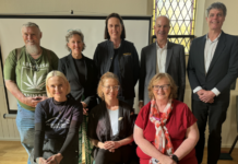 Community hears where pollies stand on wildlife Put it to the Pollies panellists (Back) Legalise Cannabis candidate Wayne Taylor, Greens candidate Dr Cate Sinclair, Nationals MP Gaelle Broad, MC the Hon Kelvin Thomson, mayor Toby Heydon and (Front) Animal Justice Party MP Georgie Purcell, Mount Alexander Wildlife Watch president Kerrie Allen, and Independent candidate for Bendigo East Liz Wright. Photo: Mount Alexander Wildlife Watch.