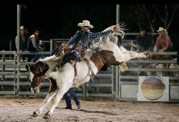 cBroncComp231026-2 Maldon cowboy and champion Aussie bronc rider Bailey O’Dell will compete against some of the world's best riders tomorrow.