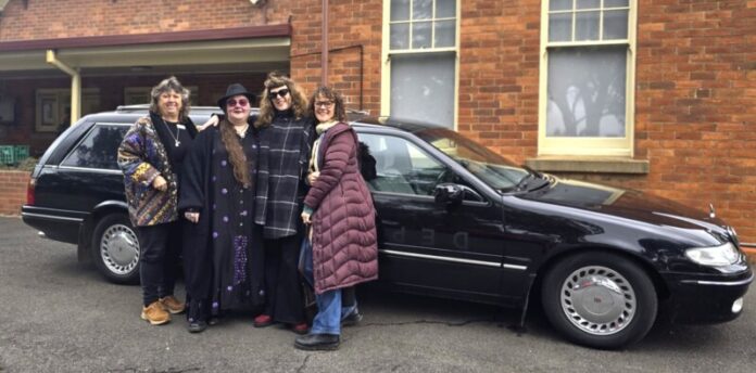 Facilitators of the 2026 Castlemaine Community Death Care Workshop L-R: Jenny Blake, Bec Lyons, Hayley West, Nici Wright.